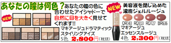 CMでも話題のアイシャドー発売!!