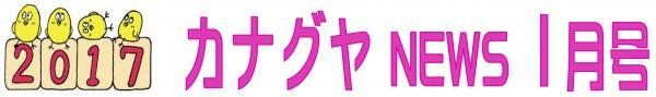 2017年　カナグヤNEWS『1月号』ニュースレターを配信