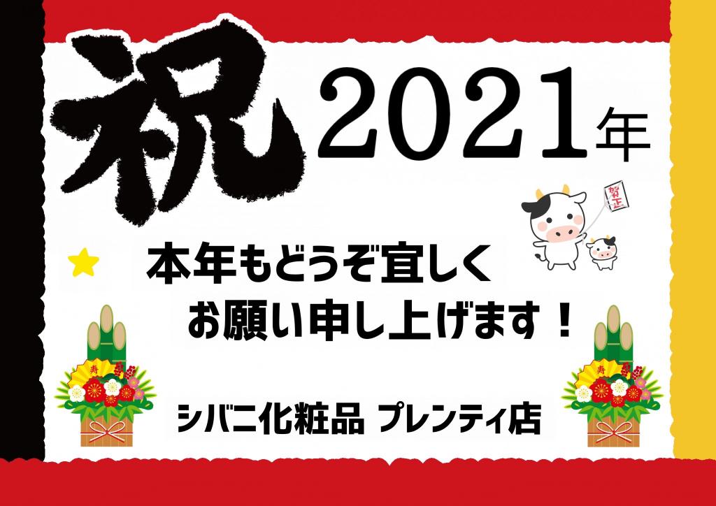 祝❗️2021年✨新年明けましておめでとうございます❣️