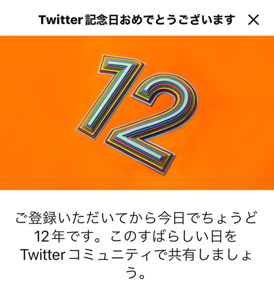 Twitter記念日