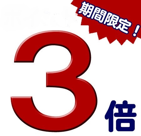 2月はカープ優勝セール以来のチケット3倍